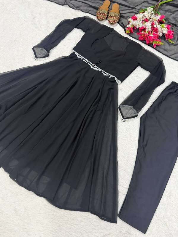 NF 1281 DESIGNER MAXI ANARKALI SUIT INDO WESTERN WEDDING & FESTIVAL DEALER
